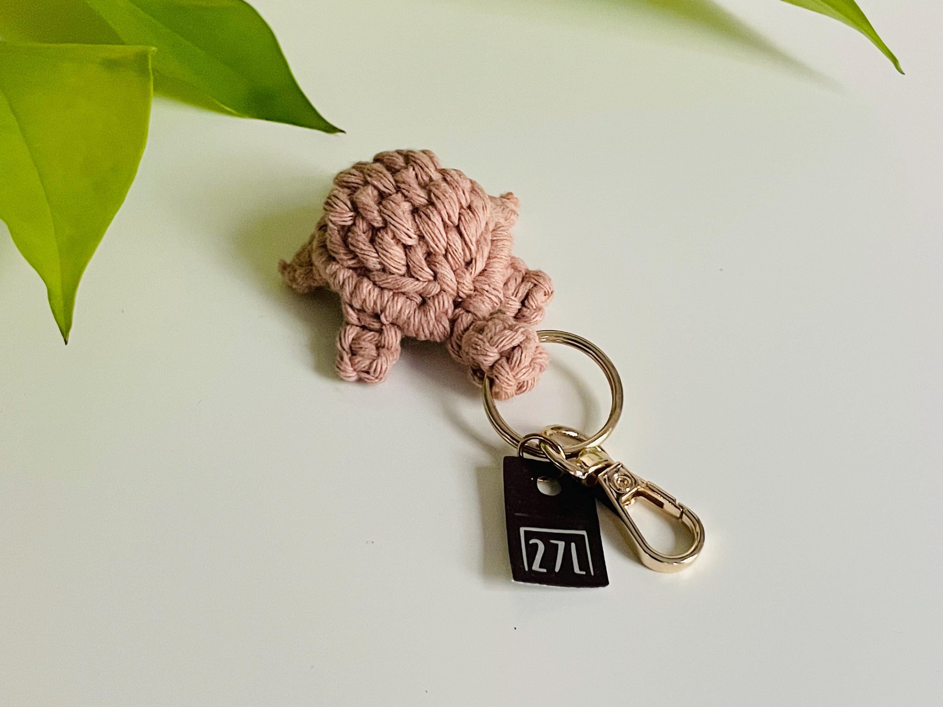 Macrame Turtle Keychain, Handmade Boho Decor, Gift, Party Favor, Housewarming Gift, Bridesmaid Gift, Teacher Gift, Bag Charm