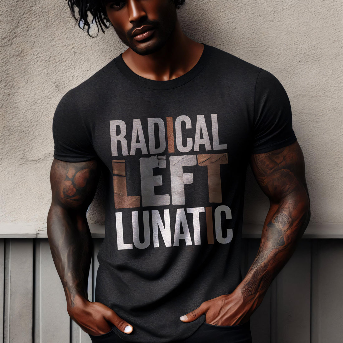Radical Left Lunatic Shirt, Political Long Sleeve Tee for Democrats, Liberals, Progressives, Resistance T-Shirt, Funny Political Sweatshirt