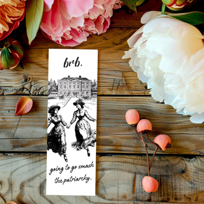 Fight the Patriarchy Bookmark | Fight the Patriarchy Read More Books | Meadowlark Nest | Feminist Bookmarks