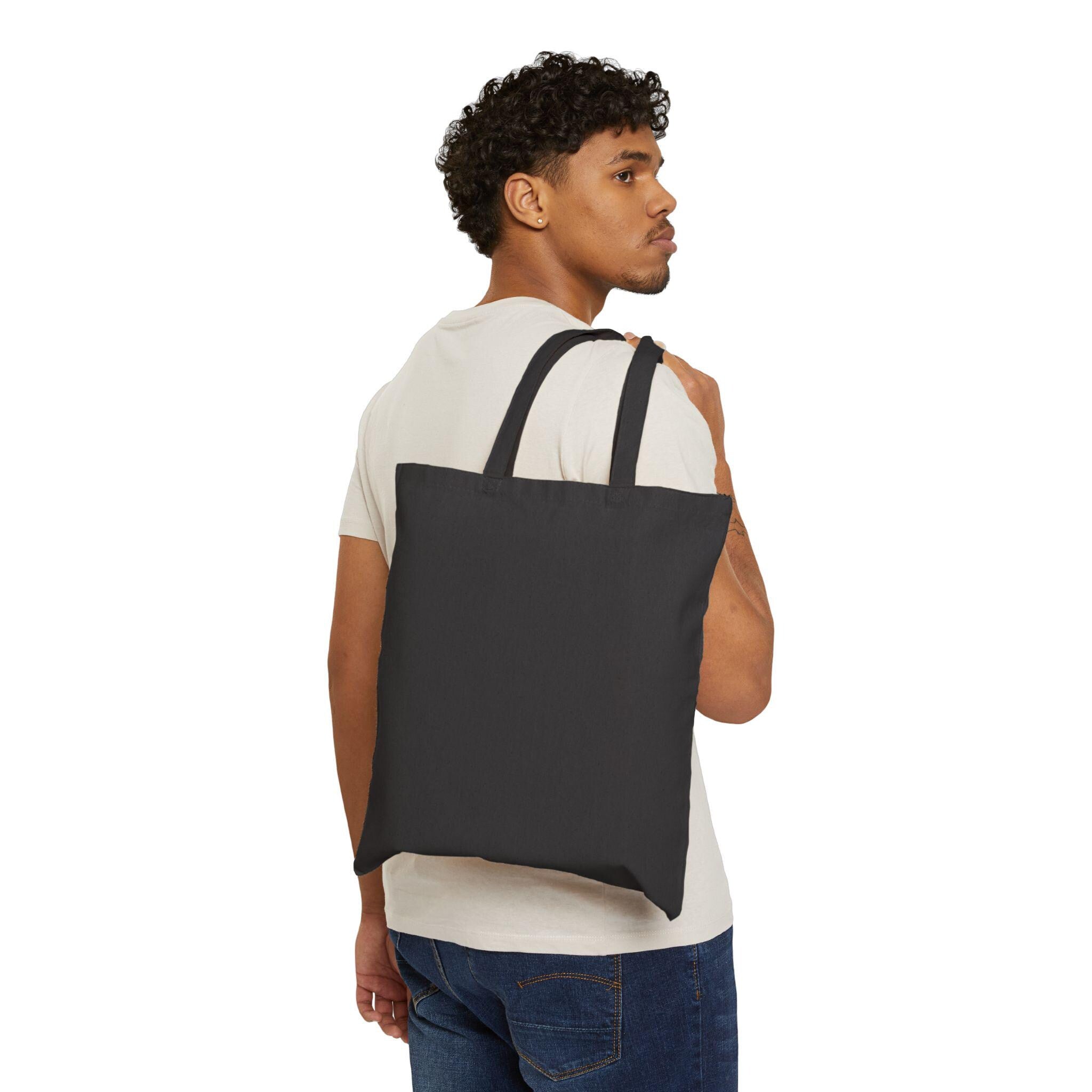 Canvas Tote Bag, Be a Good Human Design, Inspirational Carryall, Eco-Friendly Shopper, Positive Vibes.