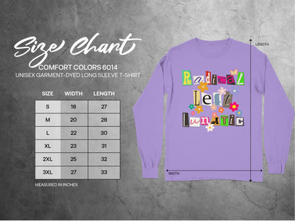 Radical Left Lunatic Sweatshirt, Funny Democrat Political T-Shirt, Liberal Progressive Resistance Long Sleeve Tee, Unique Gift Idea