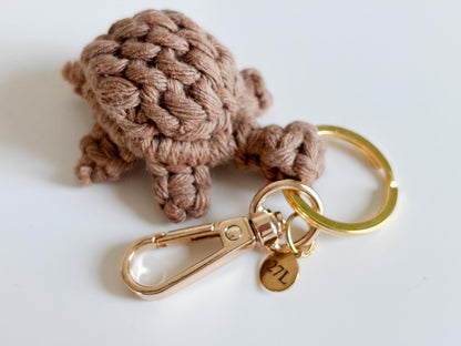 Macrame Turtle Keychain, Handmade Boho Decor, Gift, Party Favor, Housewarming Gift, Bridesmaid Gift, Teacher Gift, Bag Charm