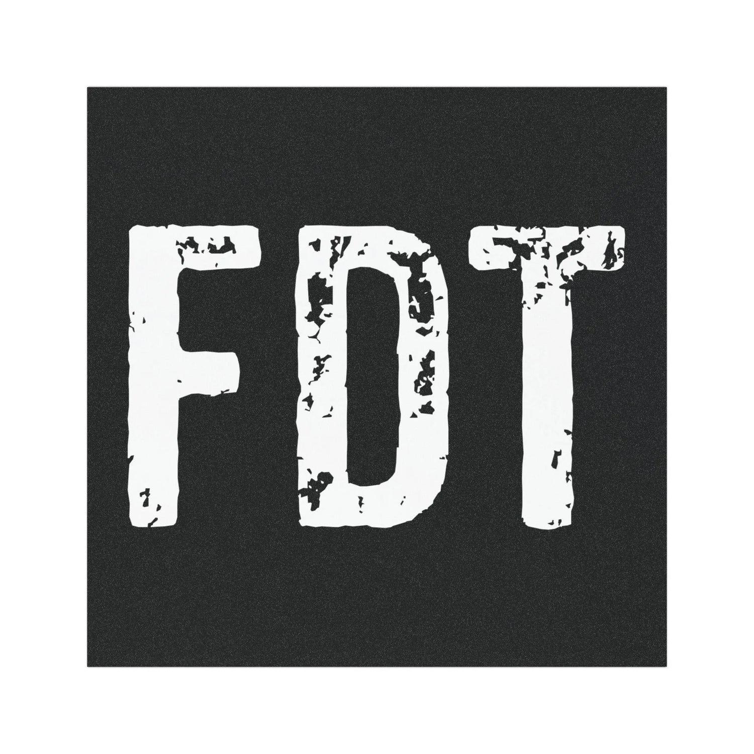 FDT Car Magnet, Subtle Anti-Trump Bumper Sticker Magnet, Anti-MAGA Weatherproof Magnet