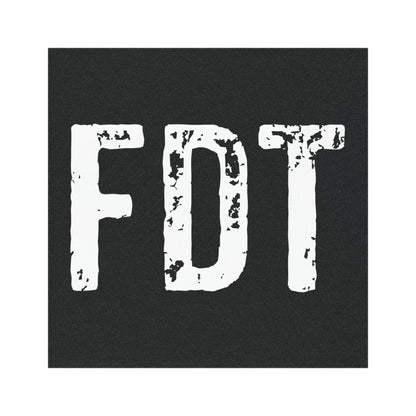 FDT Car Magnet, Subtle Anti-Trump Bumper Sticker Magnet, Anti-MAGA Weatherproof Magnet