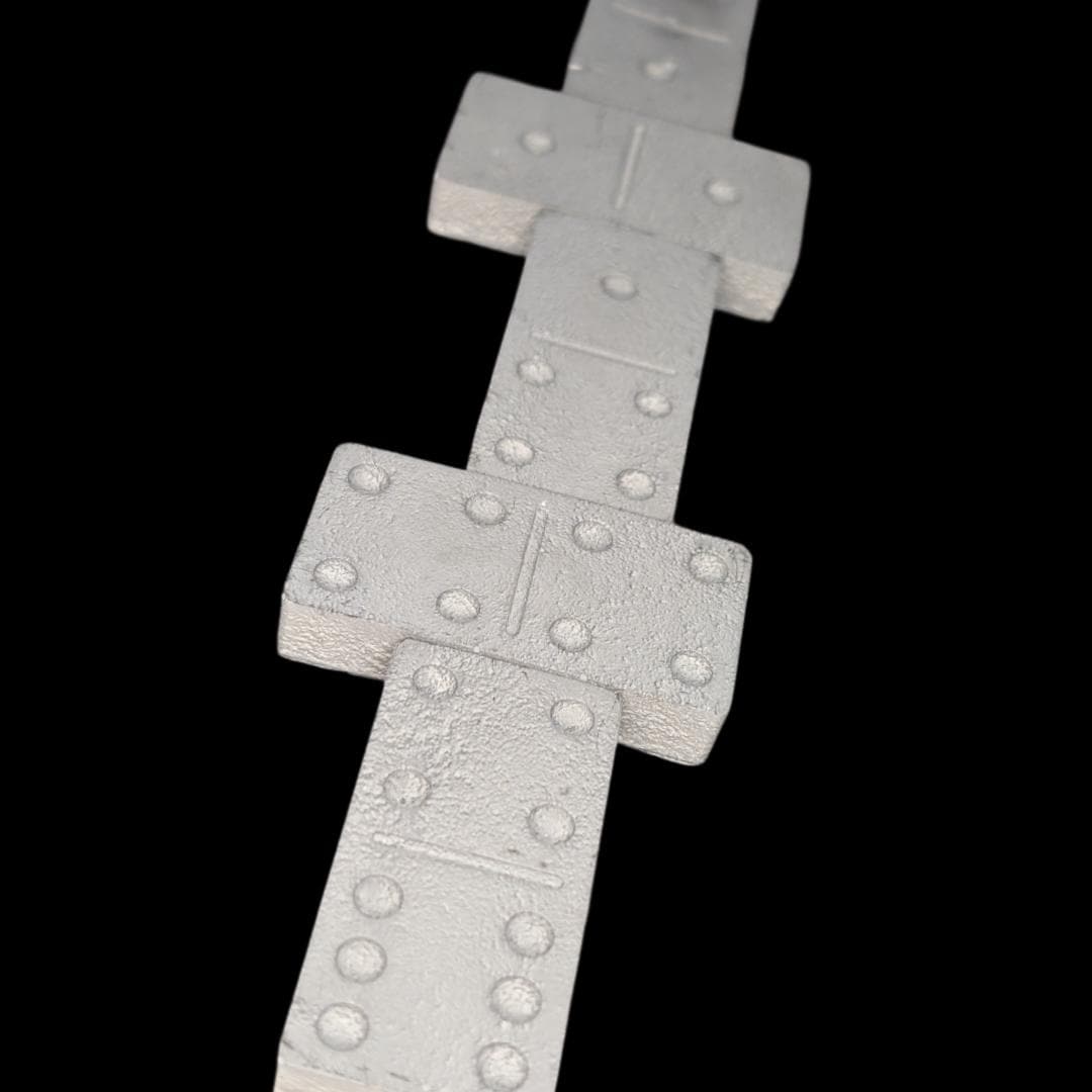 Minimalist Concrete Domino Set