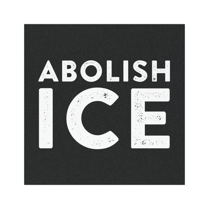 Abolish ICE Car Magnet, Anti-ICE Bumper Sticker Magnet, Anti-Trump Bumper Magnet, Pro-Immigration, Human Rights, Social Justice Magnet