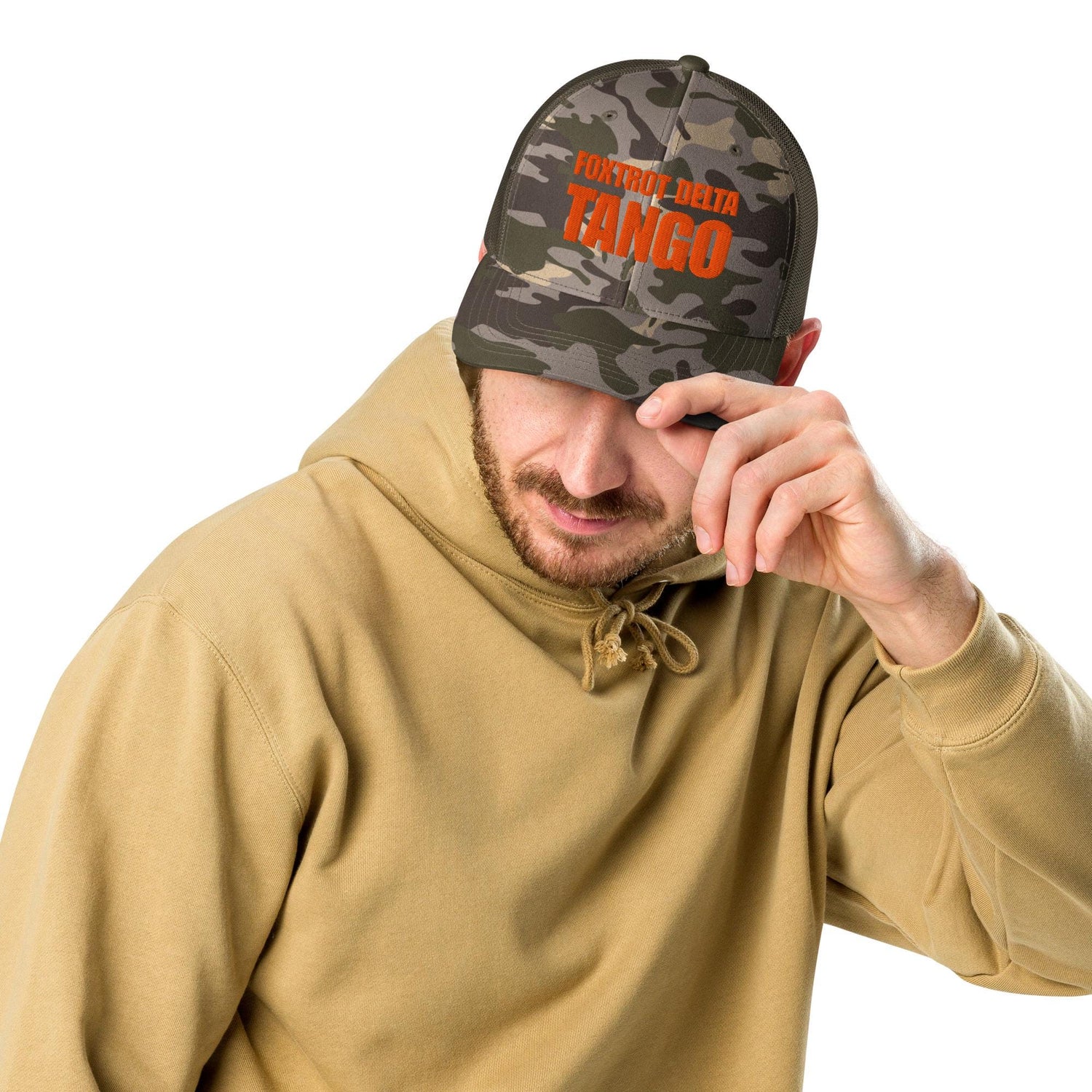 Focktrot Delta Tango FDT Camouflage trucker hat