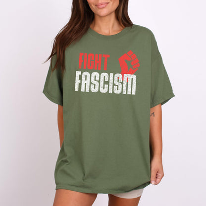 Fight Fascism T-Shirt, Anti Trump Tee, Anti Elon Musk Shirt, Anti Putin Apparel, Pro Democracy Top, Resist Graphic Tee, Liberal Progressive