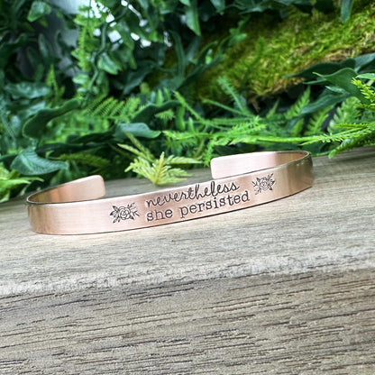 Handmade Stacking Bracelet: Personalized Mantra Jewelry Gift