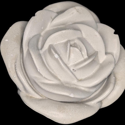 Rosebud Concrete Jar- Elegant Storage Container &amp; Decorative Accent