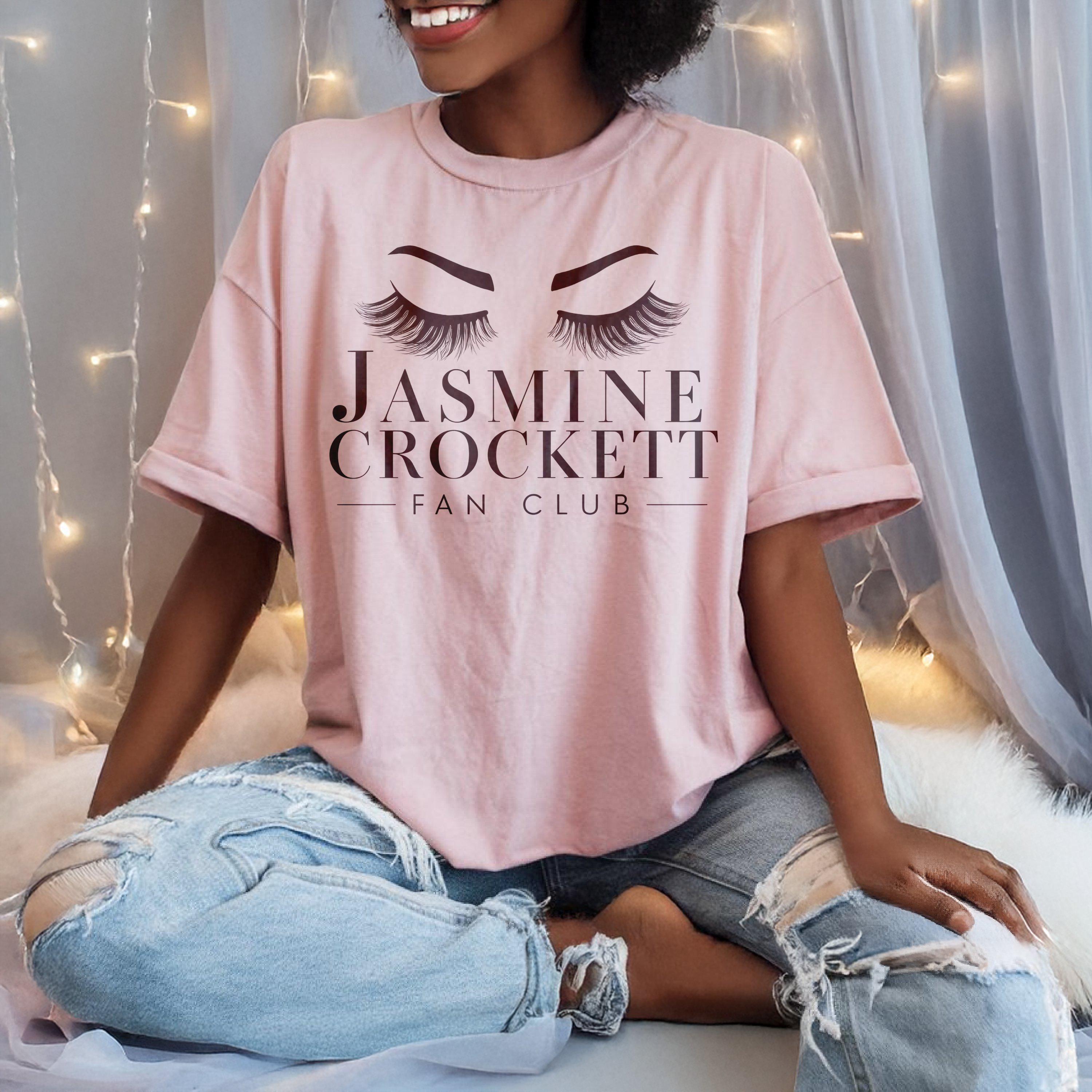 Jasmine Crockett Fan Club T-Shirt, Queen Of Smackdowns Tee, Pro Democracy Shirt, Feminist Fashion, Texas 30 US Representative Gear