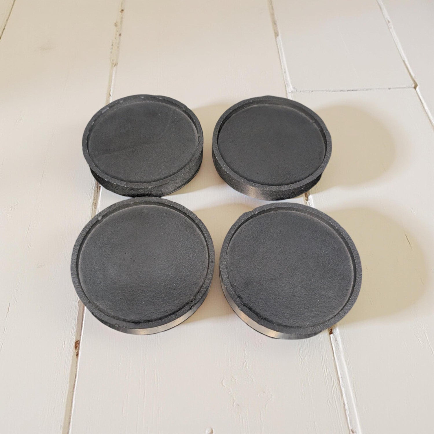 Modern Industrial Concrete Coaster Set (Set of 4)