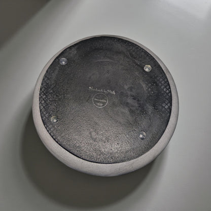 Modern Concrete Catchall Tray – Minimalist Round 7.8 Inch Decorative Dish