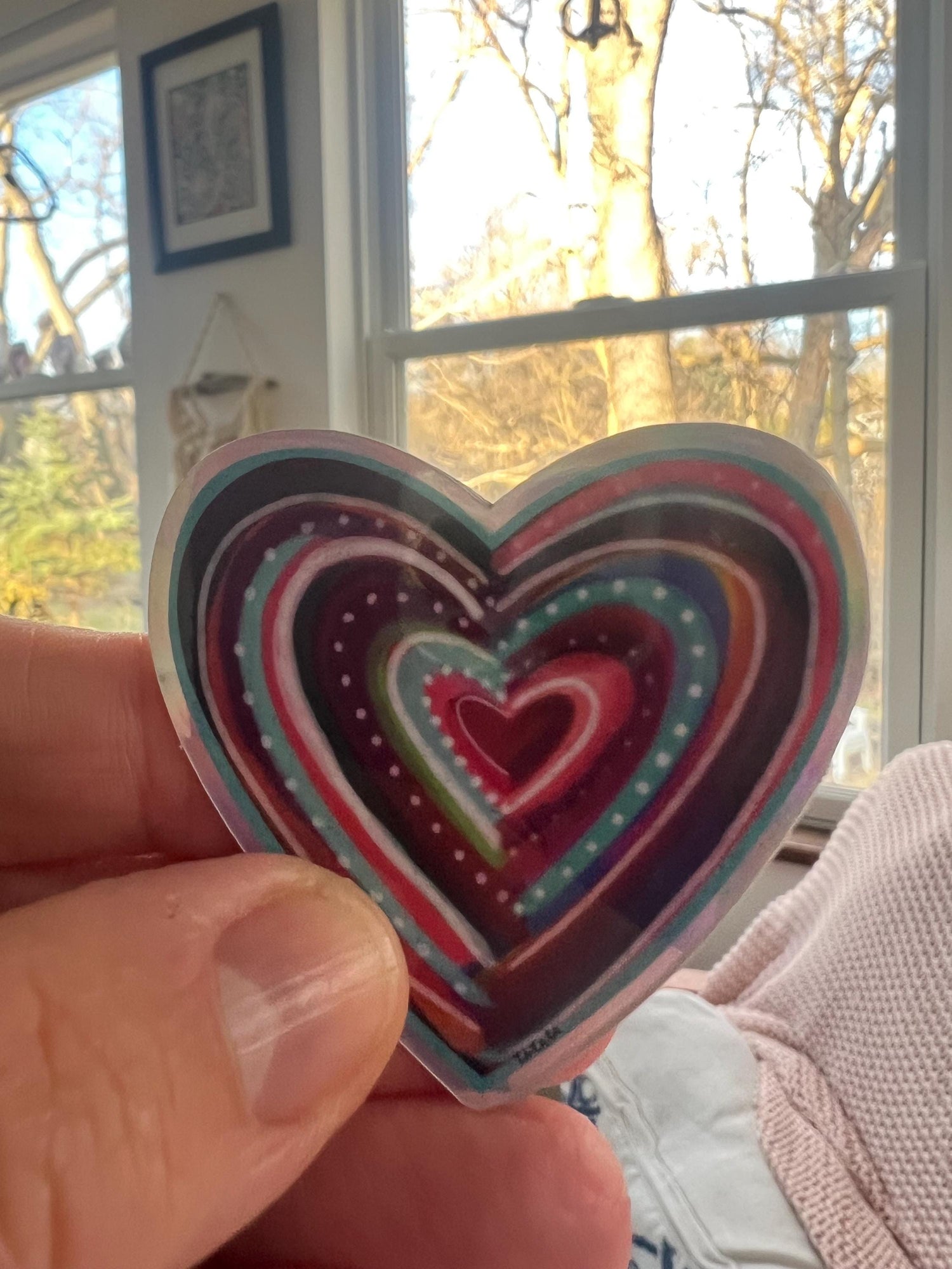 Heart Vinyl Sticker | Waterproof Die Cut Original Art Illustration (Laptop, Planner)