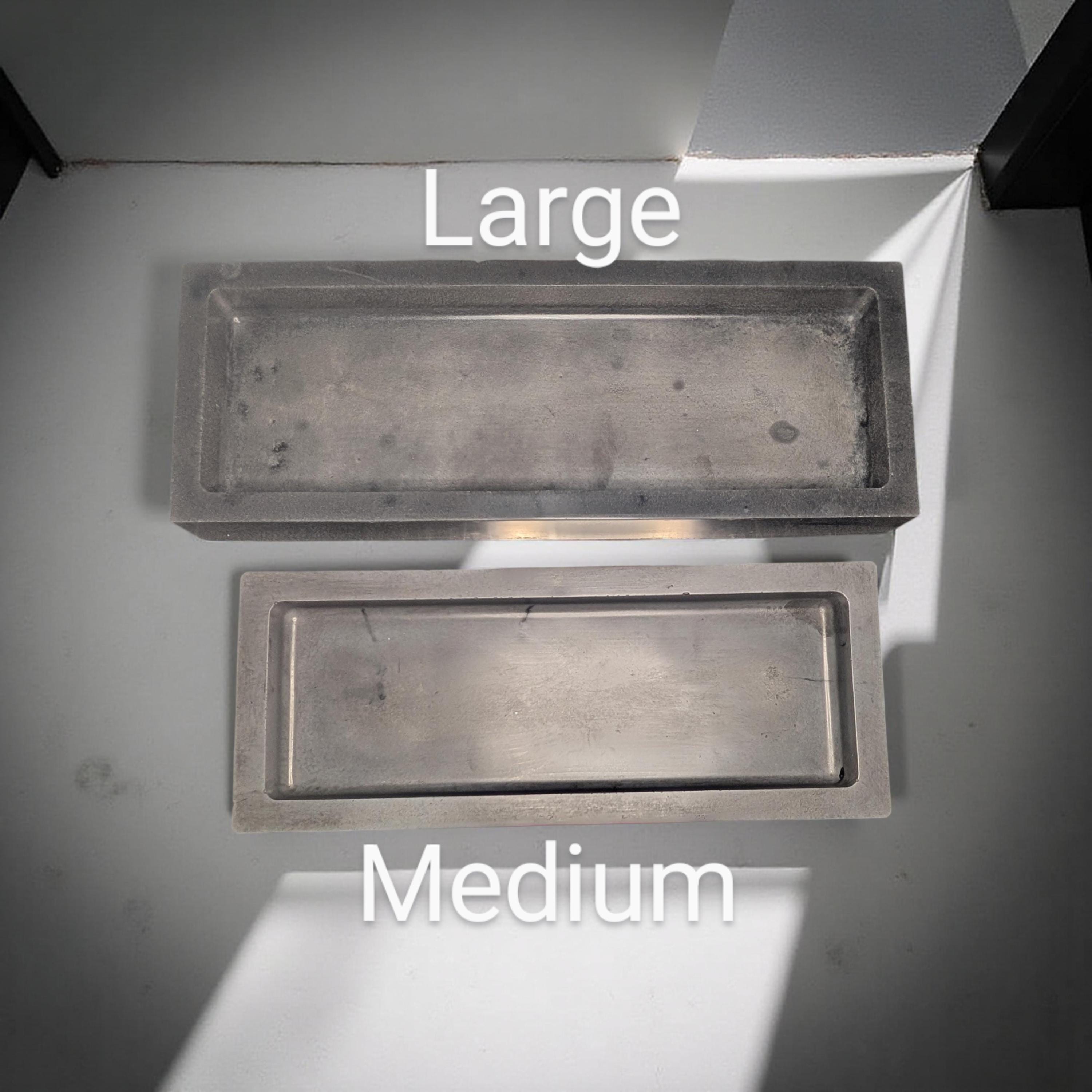 Concrete Rectangle Tray – Modern Catchall in Medium &amp; Large Sizes