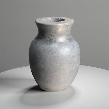 Mini Concrete Vase – Small Modern Bud Vase for Dried Flowers or Stick Candles, Minimalist Event Table Decor, Bulk Wedding Favor