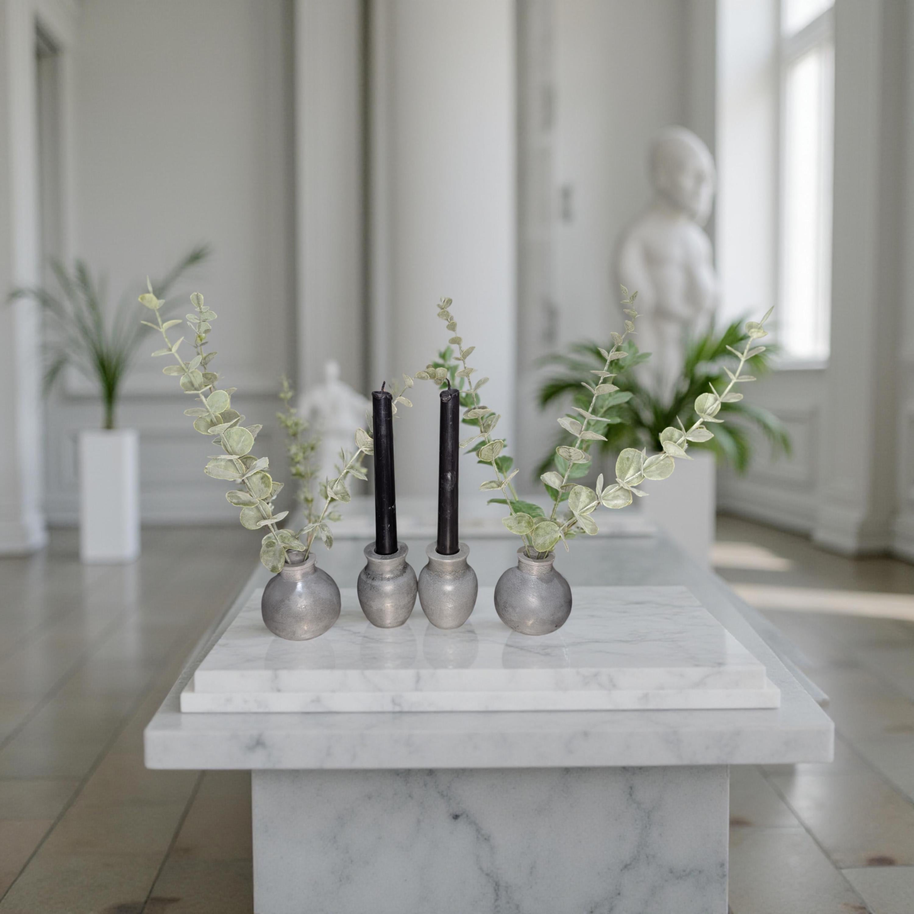 Handmade Concrete Bud Vase: Minimalist Cement Decor