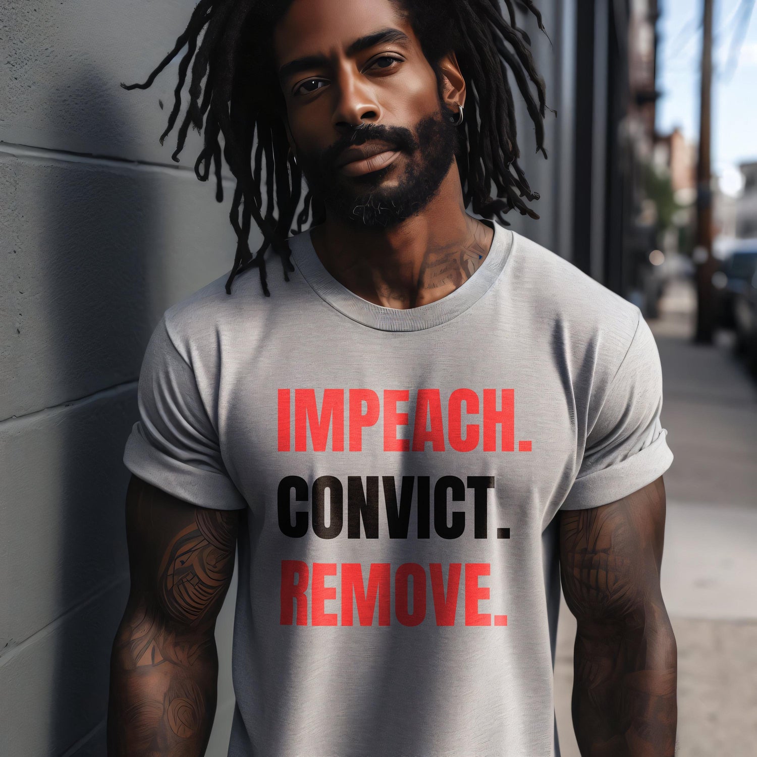 Impeach Convict Remove T-Shirt, Political Statement Shirt, Activist Apparel, Protest Clothing, Express Your Opinion Tee