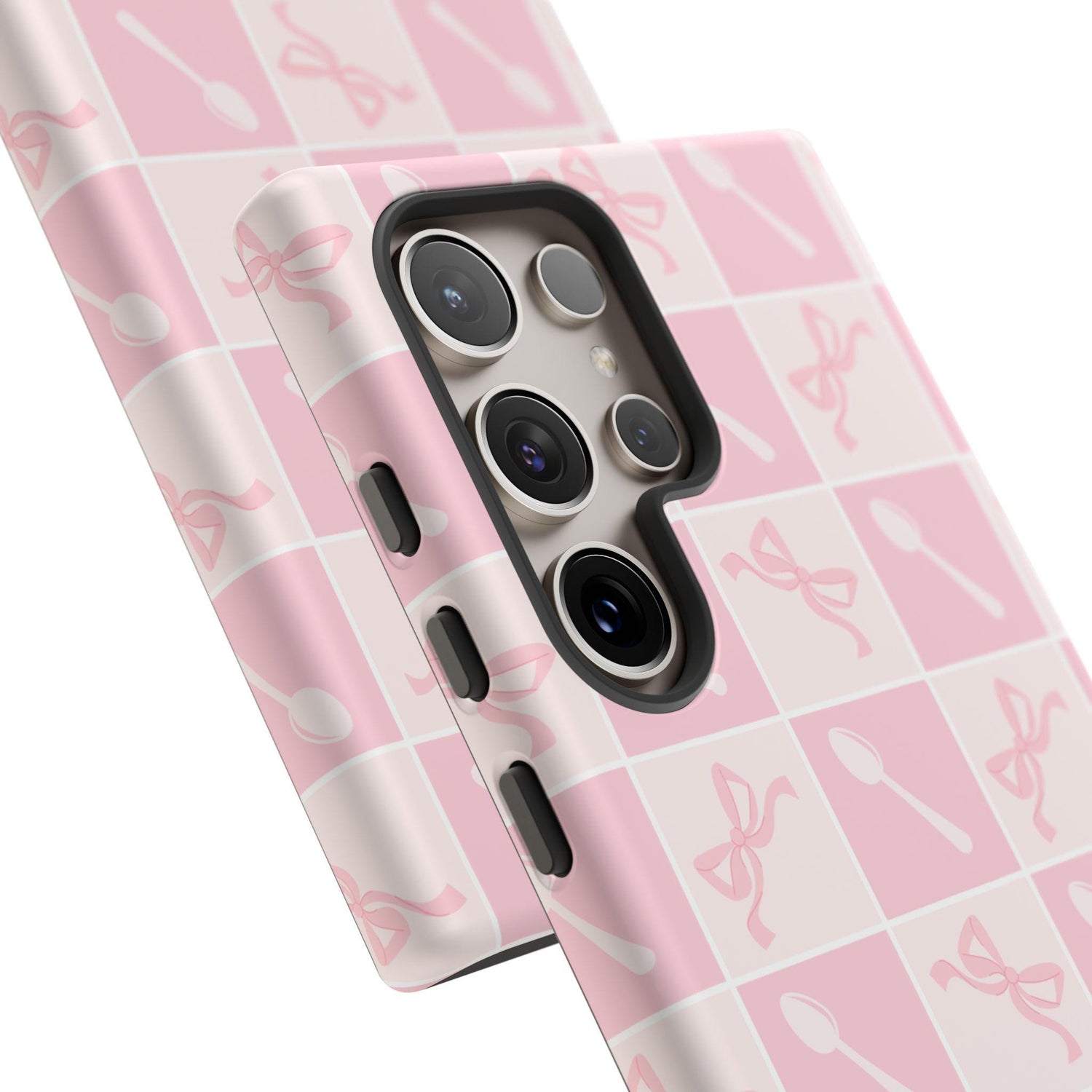Spoonie Samsung Galaxy Google Pixel Tough Case | Coquette Bows &amp; Spoons | Chronic Illness Spoon Theory Case | Gift for Spoonie 25 24 23 22