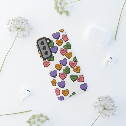 Spoonie Affirmation Samsung Galaxy Google Pixel Tough Case | Chronic Illness Pastel Heart Case | Support Gift for Spoonie 25 24 23 22 21 20