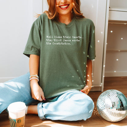 Well Bless Their Hearts Shirt, Funny Quote Tee, Thoughtful Christian Gift, Humorous T-Shirt, Religious Humor Apparel