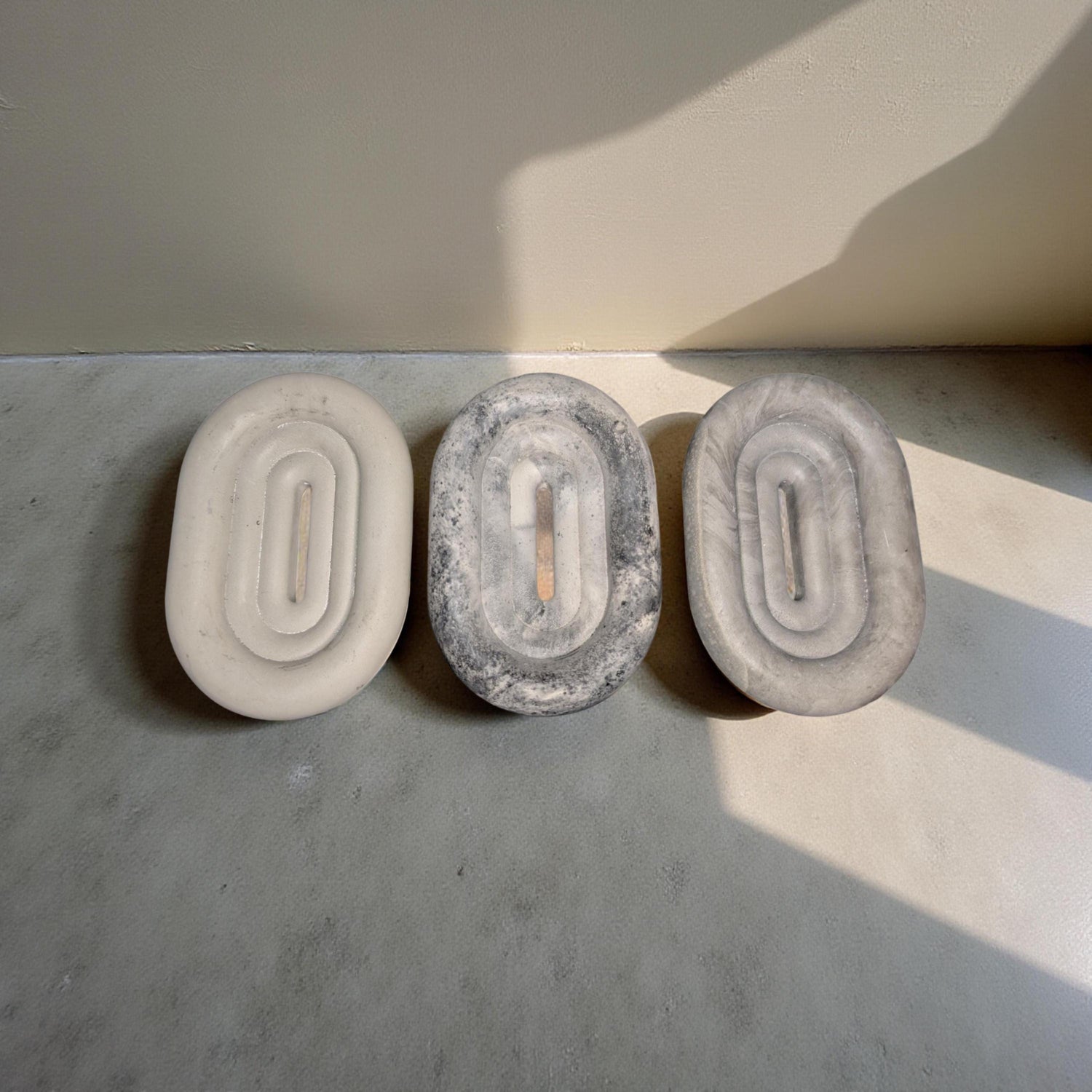 Handmade Concrete Bubble Soap Dish