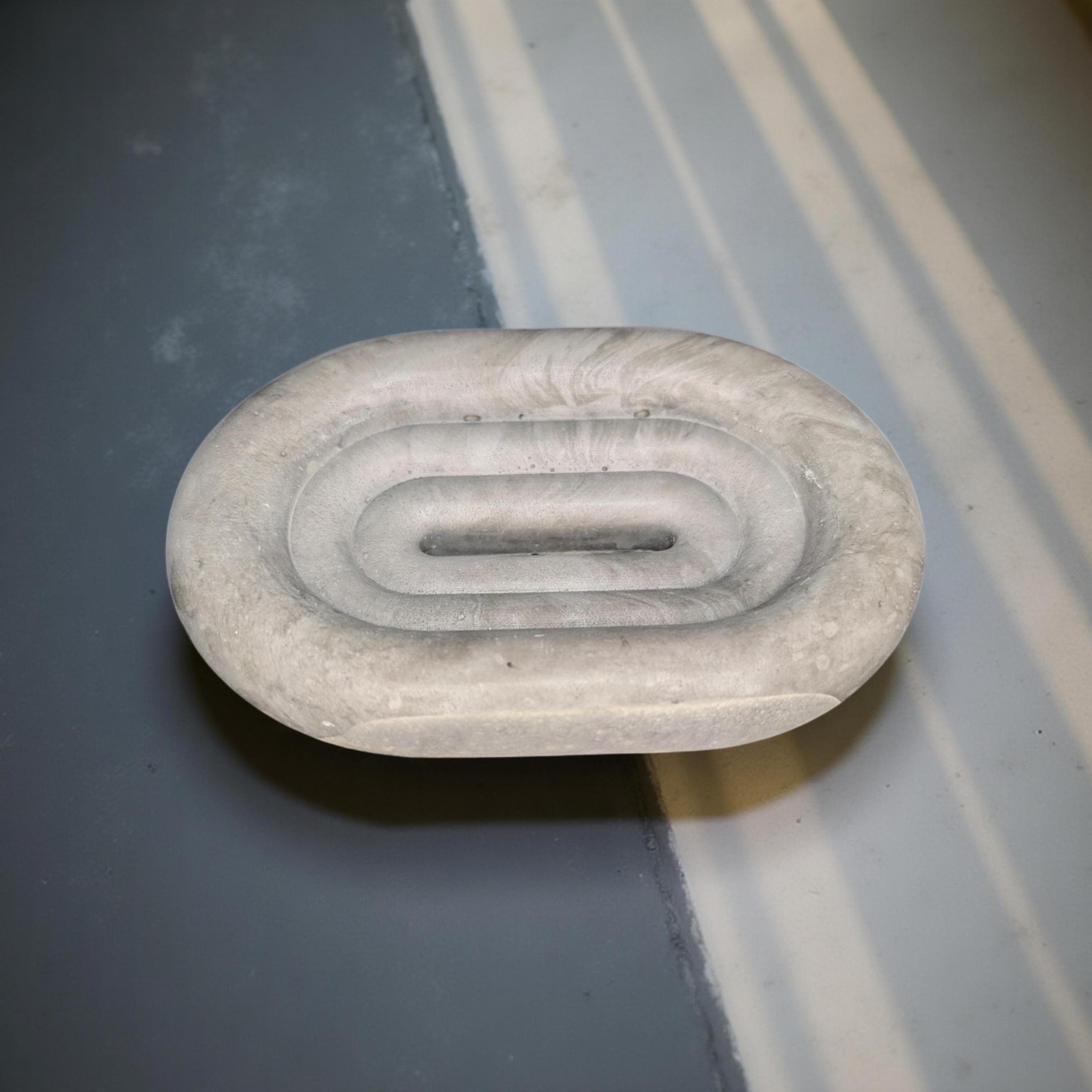 Handmade Concrete Bubble Soap Dish