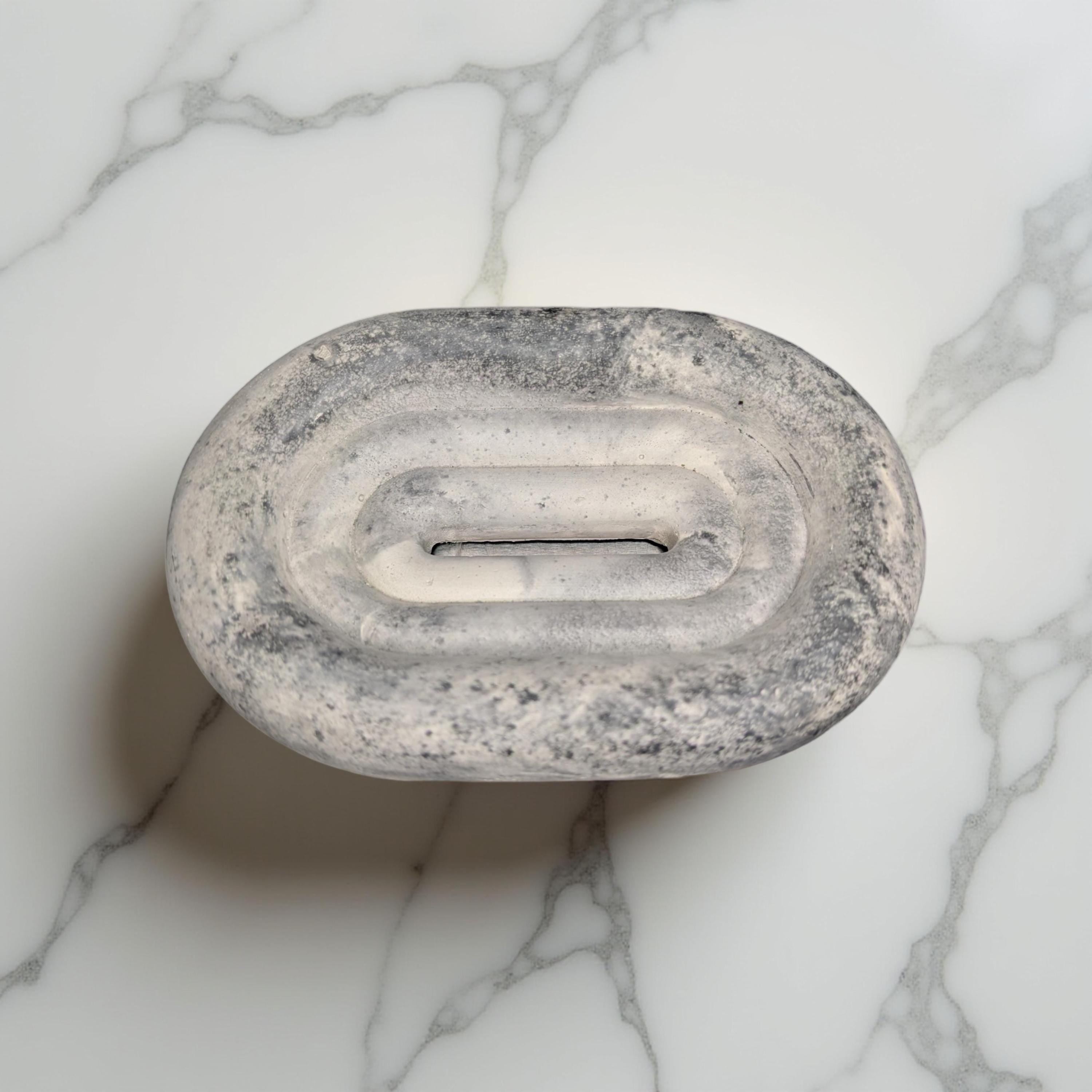 Handmade Concrete Bubble Soap Dish