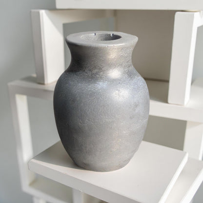 Mini Concrete Vase – Small Modern Bud Vase for Dried Flowers or Stick Candles, Minimalist Event Table Decor, Bulk Wedding Favor