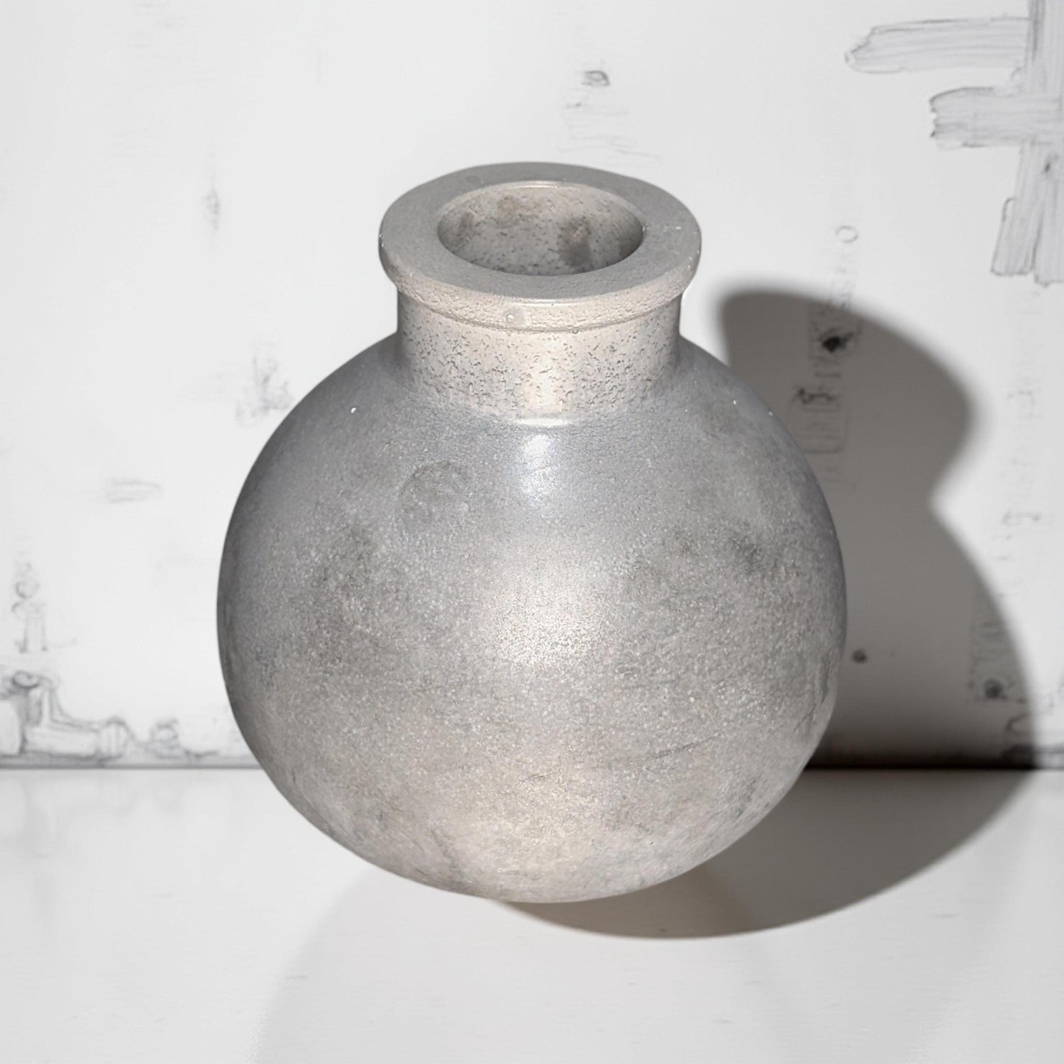 Handmade Concrete Bud Vase: Minimalist Cement Decor