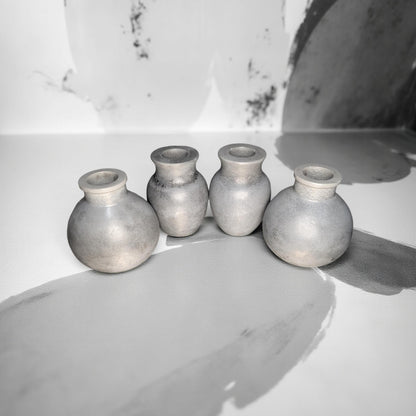 Handmade Concrete Bud Vase: Minimalist Cement Decor
