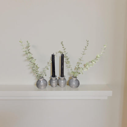 Handmade Concrete Bud Vase: Minimalist Cement Decor