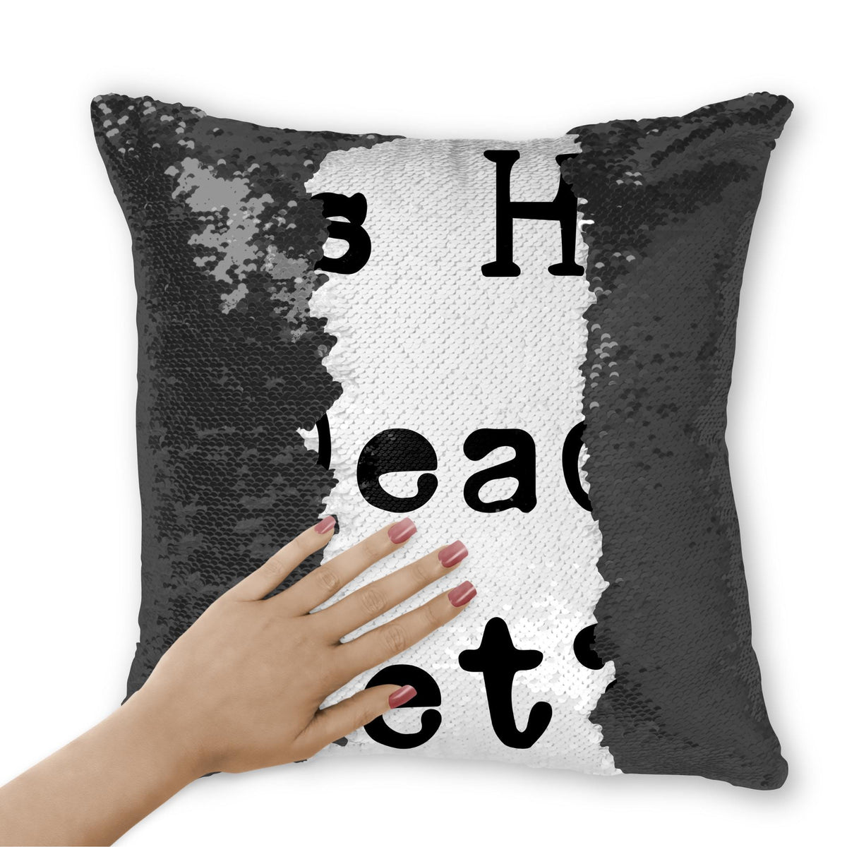 Funny Anti Trump Sequin Reversible Pillow Case, Is He Dead Yet Pillow Cover, Funny Mother&amp;