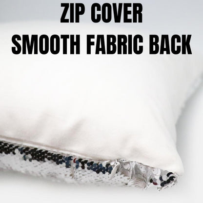 Funny Anti Trump Sequin Reversible Pillow Case, Subtle F*ck Trump Pillow Cover, Funny Mother&amp;