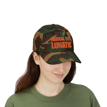 Leftist Democrat Embroidered Dad Cap, Radical Left Lunatic, Anti Trump, Anti Musk, Political Activist Hat, Protester Gift, Liberal Headwear