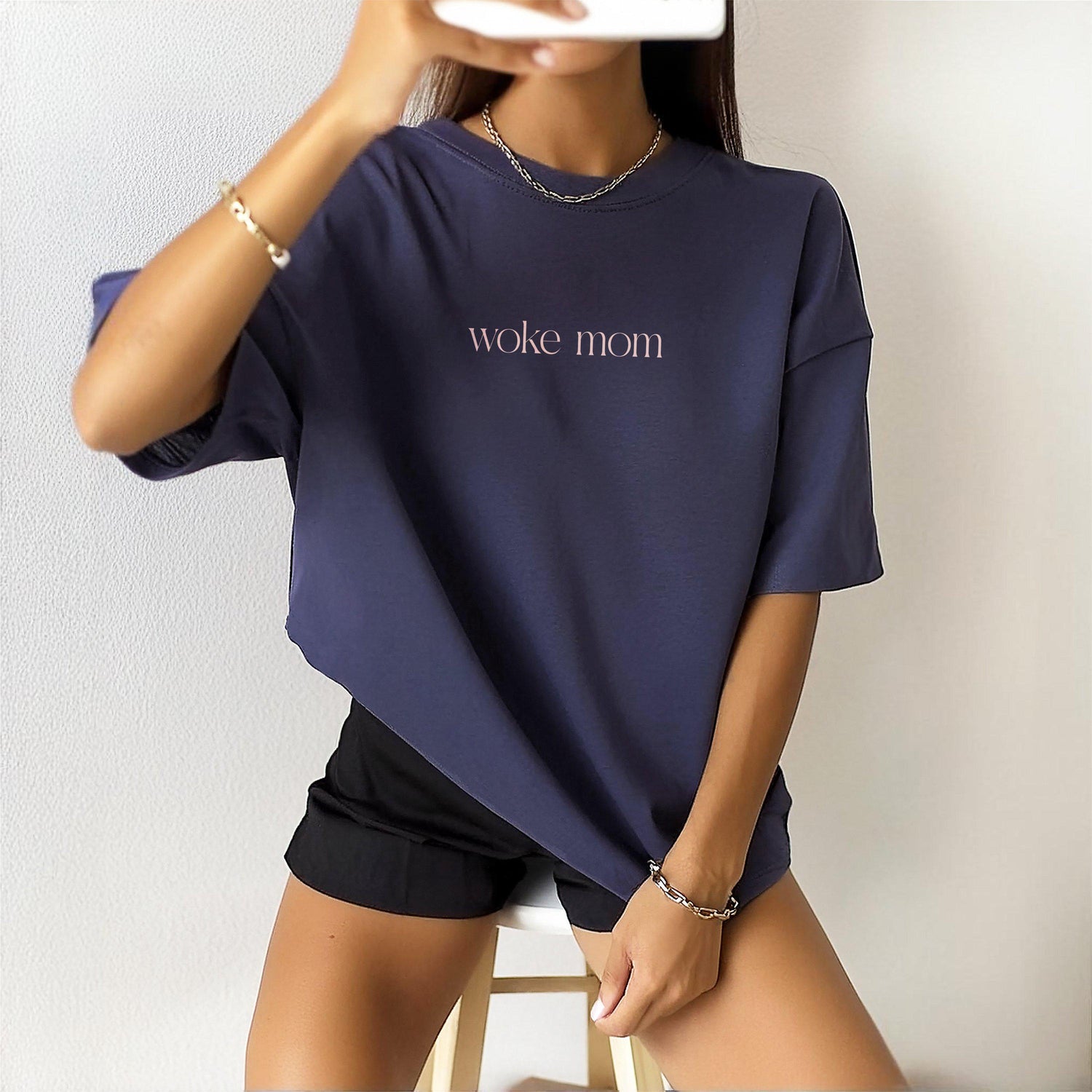 Woke Mom Shirt, Funny Mom Tee, Mothers Day Gift, Trendy Mom Shirt, Gift for Mom, Graphic Tee for Moms
