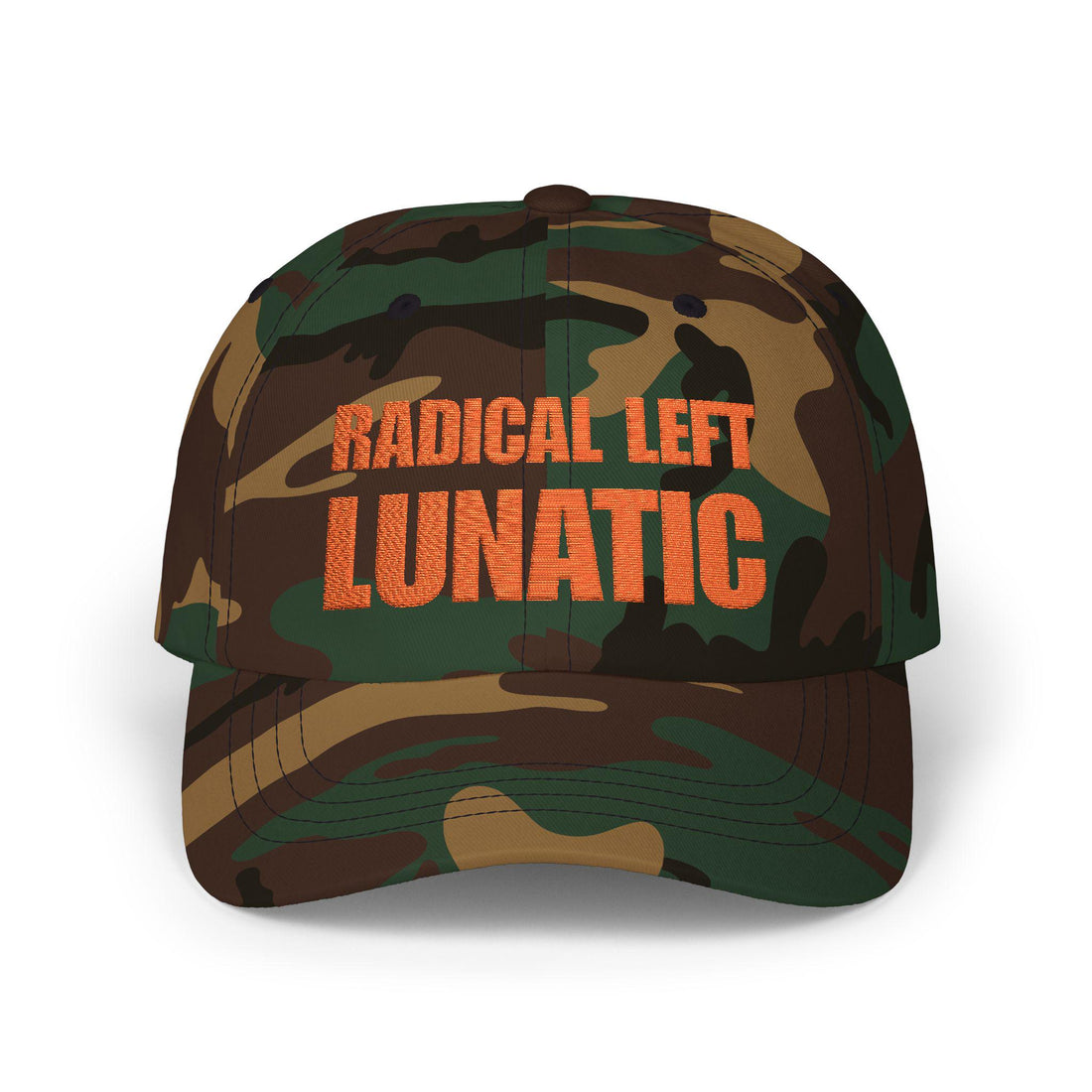 Leftist Democrat Embroidered Dad Cap, Radical Left Lunatic, Anti Trump, Anti Musk, Political Activist Hat, Protester Gift, Liberal Headwear