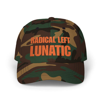 Leftist Democrat Embroidered Dad Cap, Radical Left Lunatic, Anti Trump, Anti Musk, Political Activist Hat, Protester Gift, Liberal Headwear