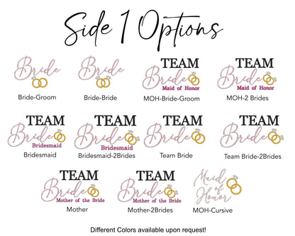 REVERSIBLE Bridal Party + Bachelorette Party Fanny Pack - Handmade, NO AI