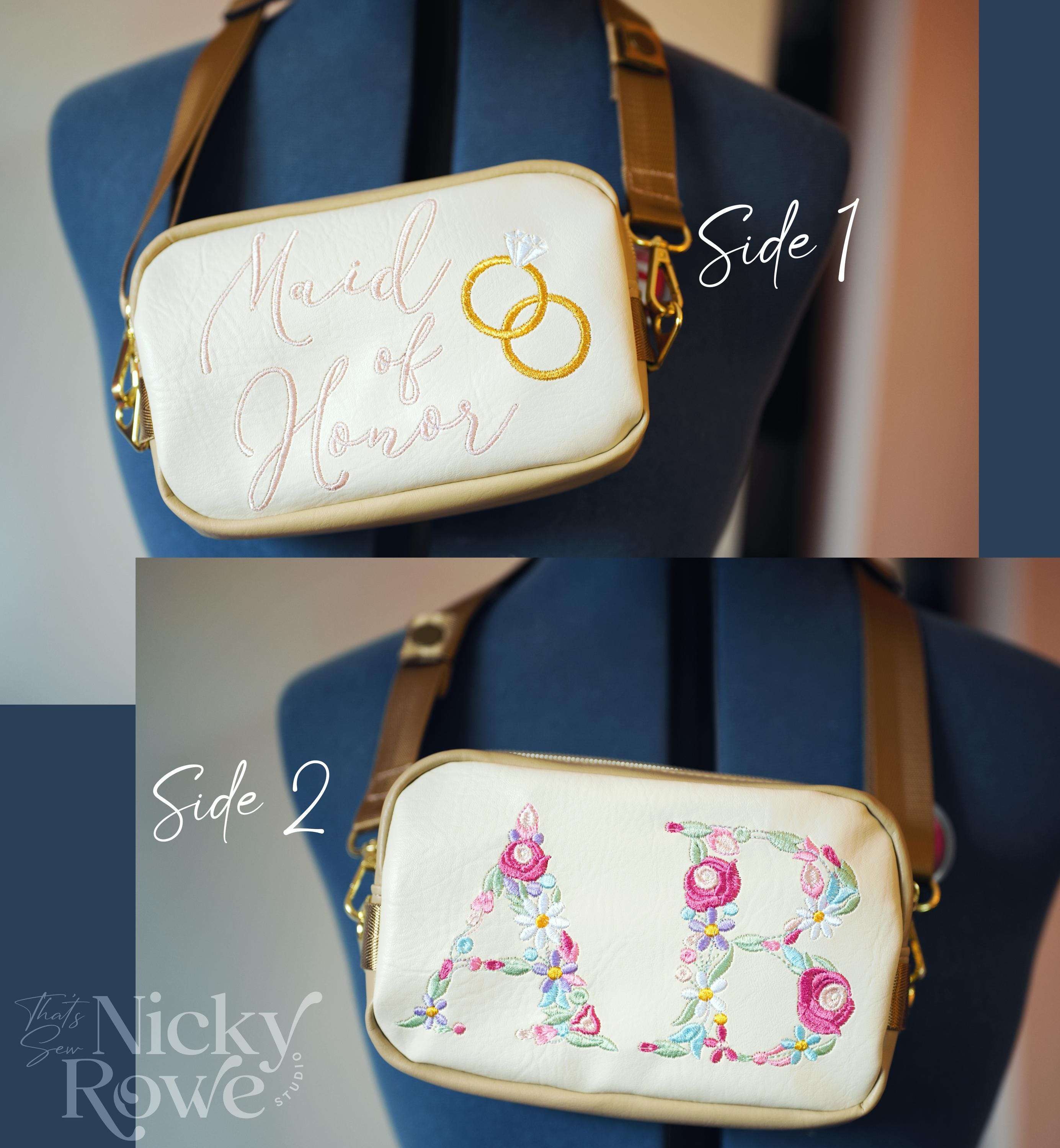REVERSIBLE Bridal Party + Bachelorette Party Fanny Pack - Handmade, NO AI