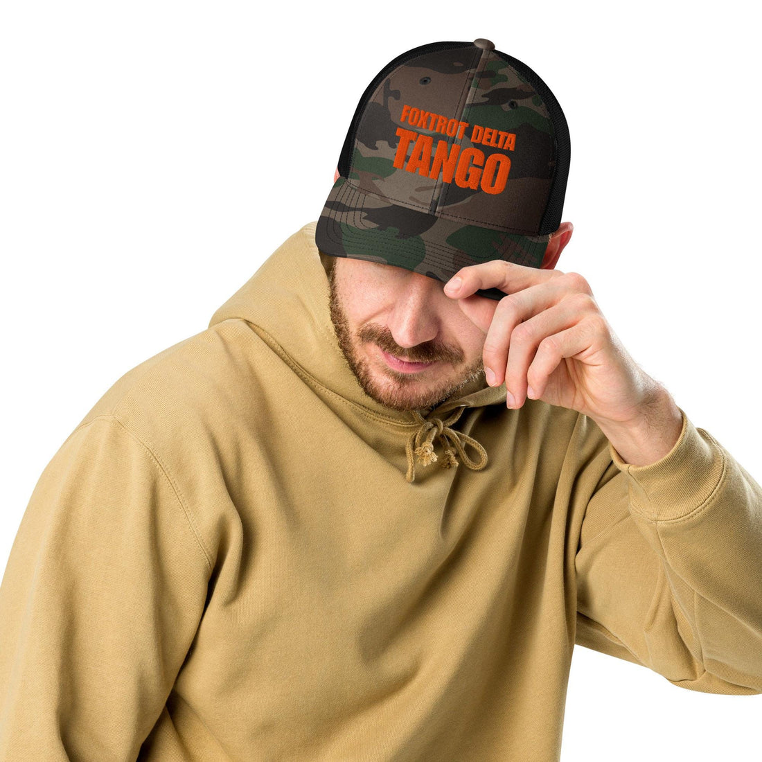Focktrot Delta Tango FDT Camouflage trucker hat