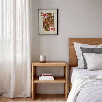 QUEEN of HEARTS cross stitch PDF only