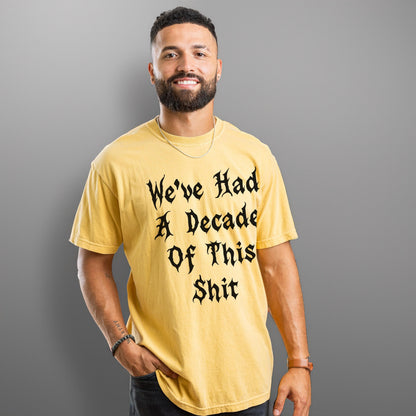 Funny Decade Milestone Shirt, Ten Year Anniversary Tee, We&amp;