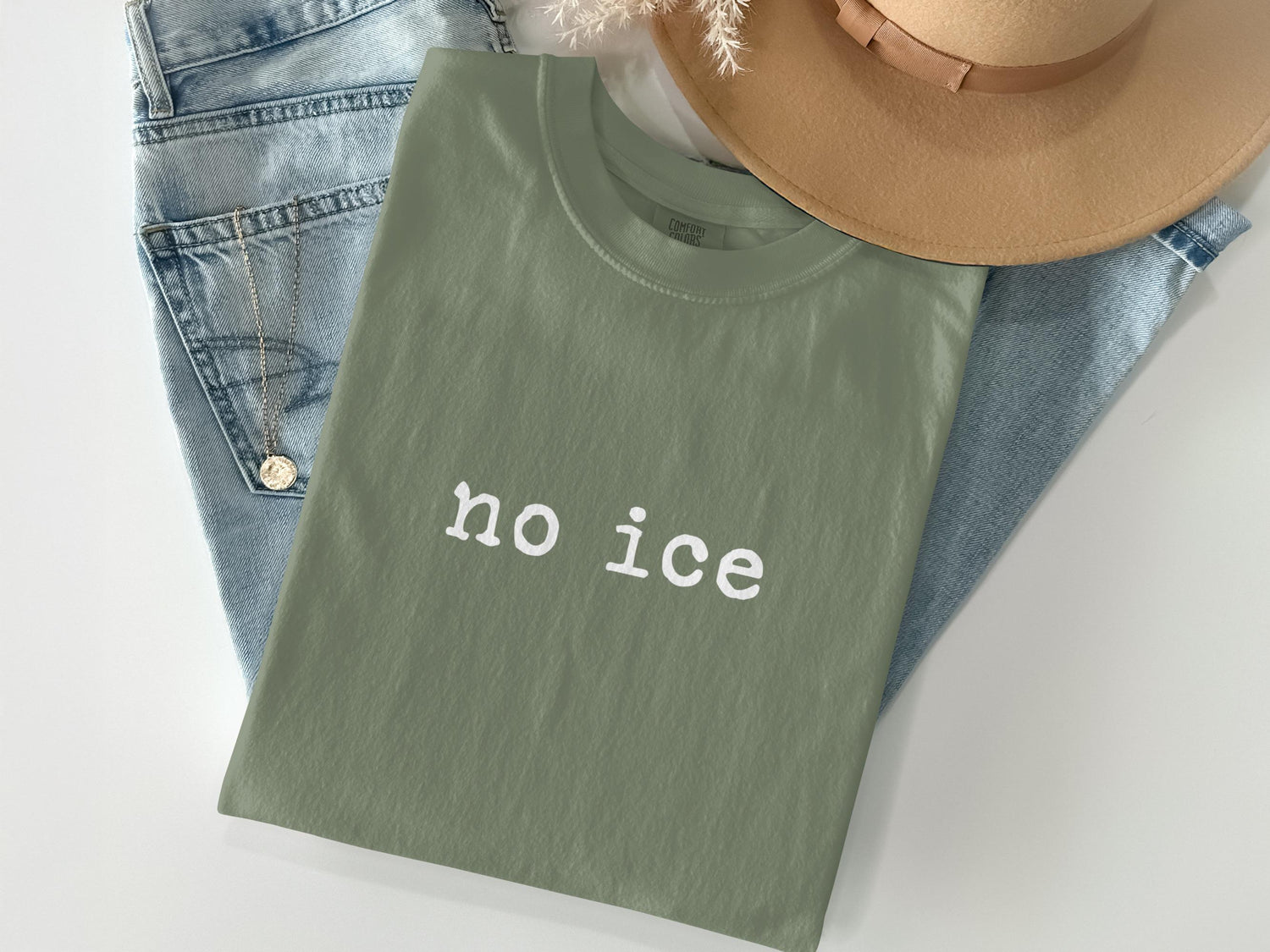 Casual Graphic Tee, No Ice Shirt, Funny Statement T-Shirt, Trendy Graphic Tee, Stylish Casual Outfit, Comfy Everyday Wear