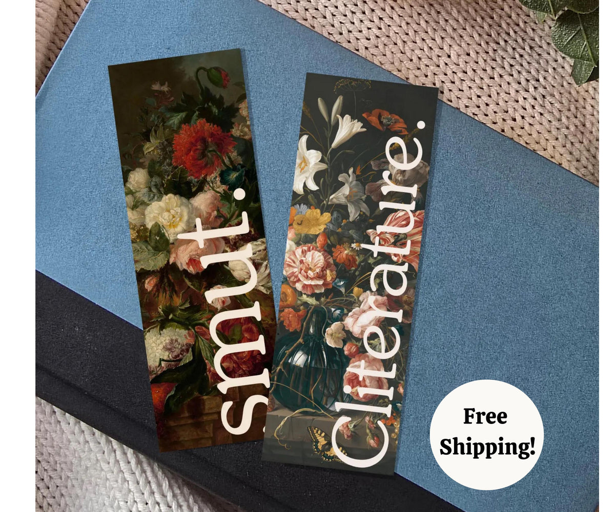 Smut &amp; Cliterature Bookmark Set: Funny Spicy Bookish Gift