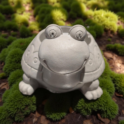 Smiling Concrete Turtle Planter(Indoor/Outdoor Use)