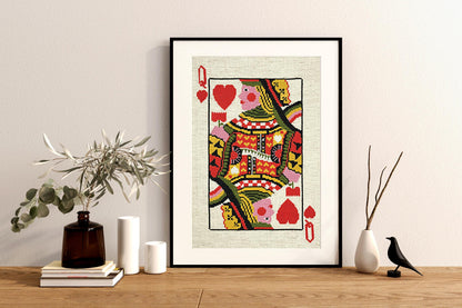 QUEEN of HEARTS cross stitch PDF only