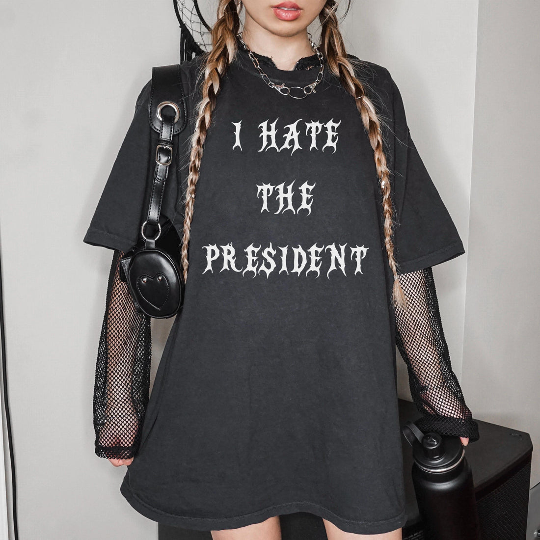 Graphic Tee, Gothic Style Shirt, Statement T-Shirt, Edgy Fashion Top, Grunge Aesthetic Clothing, Bold Print Tee, Unique Graphic T-Shirt