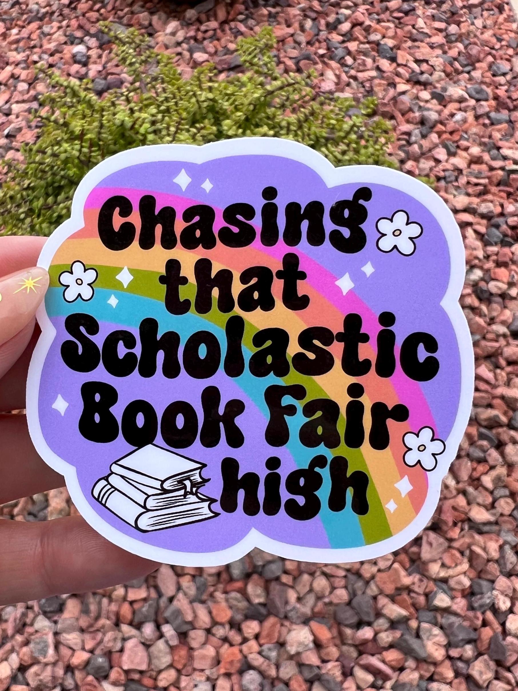 Scholastic Book Fair Sticker: Water-resistant Vinyl, Booktok Nostalgia