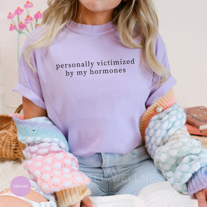 Funny Hormone Tee, Awareness Shirt for PMDD, PCOS, PMS, Hormonal Imbalance, Endo, Adeno, Period Humor | Perimenopause Menopause Support Gift